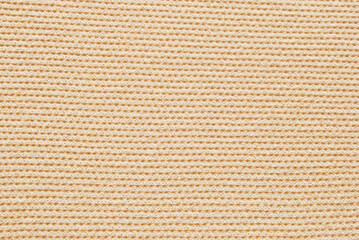 Beige cotton boucle fabric texture as background