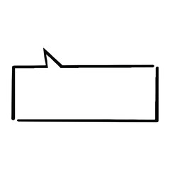 Fototapeta premium Vector Comics Book Speech Bubble Cloud Cartoon Style 