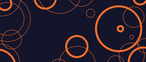 Pattern Circles Lines. 3d Background Geometric Vibrate Lines in Orange Color. Abstract Echoes Energetic Texture for Advertising, Web, Social Media, Poster, Banner, Cover. Vector illustration.