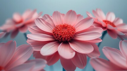 Close-up of pink flower on a white background