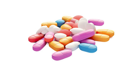 Obraz na płótnie Canvas Hangover Prevention Pills PNG with Transparent Background