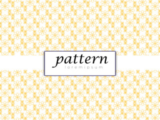 Vector seamless gold  pattern template design