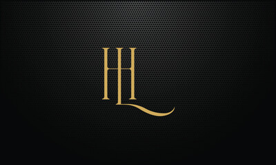 HL, LH, H, L, Abstract Letters Logo Monogram