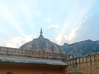 architecture of Amber fort Jaipur, Rajasthan