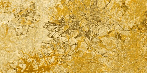 gold marble effect color reflection pattern image surface cracking texture of the wall old modern...
