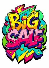 Big Sale Color Full Graffiti Style Text Logo (2)