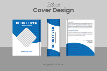 Abstract triangle with white background A4 size book cover template for annual report, magazine, booklet, proposal, portfolio, brochure, poster 