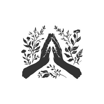 recommend clip art: Thank you hand gesture. Vector illustration design.