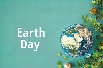 The concept of World Earth Day. eco-friendly design. Vector illustration. The concept of Land conservation. April 22nd