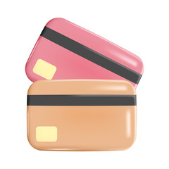Credit card banking concept, money transfers, cashback, online payment, online banking, online buying. Vector illustration in cartoon 3D style.