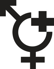 Male and Female symbol icon vector. symbol for web site Computer and mobile vector.