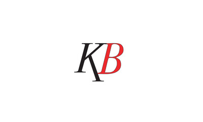 KB, BK, K, B Abstract Letters Logo Monogram