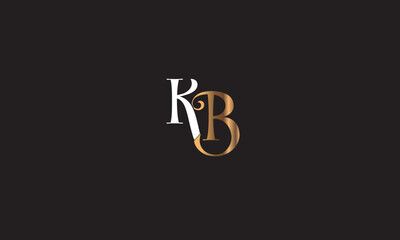 KB, BK, K, B Abstract Letters Logo Monogram
