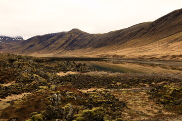 Berserkjahraun is a road on the northern part of the Snaefellsnes peninsula , Iceland