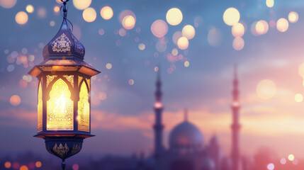 Fototapeta na wymiar Islamic background for ramadan banner