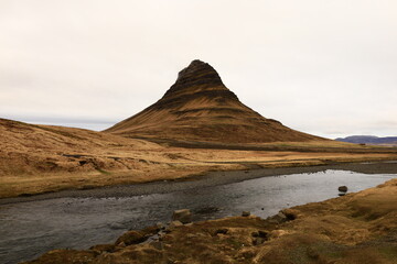Kirkjufell is a remote mountain in Iceland, located on the Snæfellsnes peninsula