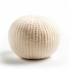 Pouf ivory