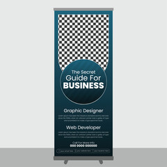 Modern Roll Up Banner Design 