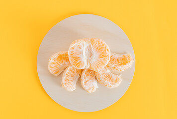 Cascos de mandarina