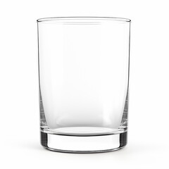 3d photo of modern empty glass made with generative ai