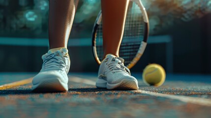 The Strength and Agility of Professional Tennis Player Legs