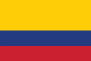 national flag of the Columbia - obrazy, fototapety, plakaty
