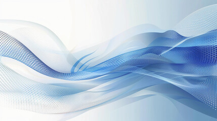 abstract technology background with gradient from blue to white