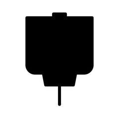 Blood Donation Packet Glyph Icon