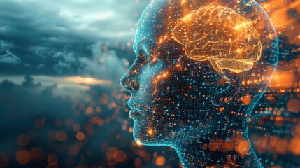 Using deep learning and artificial intelligence, Artificial Intelligence Technology, and thinking concepts.