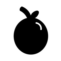 Chinese Fruit New Glyph Icon