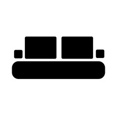 Chair Seat Sofa Glyph Icon