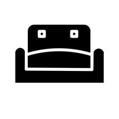 Furniture Settee Sofa Glyph Icon