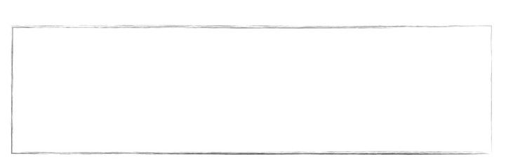 Collection of rectangular ink grunge frames, borders set. Squared hand drawn box for text with torn, damaged edges. Vector