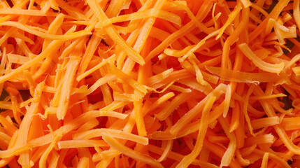 Organic Raw Shredded Carrot Shreds.