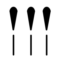 Sewing Needles Tailor Glyph Icon