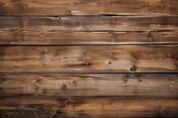 Fototapeta na wymiar Wooden Planks Background - Close-up Dark Brown Board Texture Surface