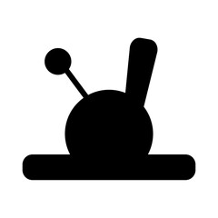 Needle Pillow Pin Glyph Icon