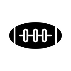 Activity Ball Rugby Glyph Icon