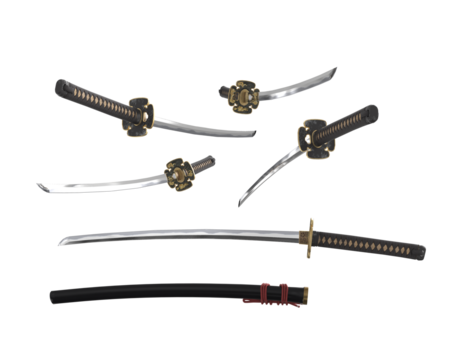 Kantana sword or A samurai katana sword.