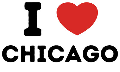 Obraz premium I Love Chicago United States