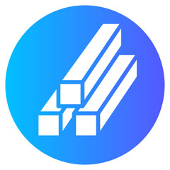 steel gradient icon
