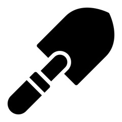 shovel glyph icon