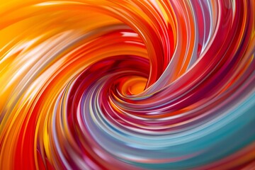 Obraz premium An abstract wallpaper background featuring dynamic swirls of colours