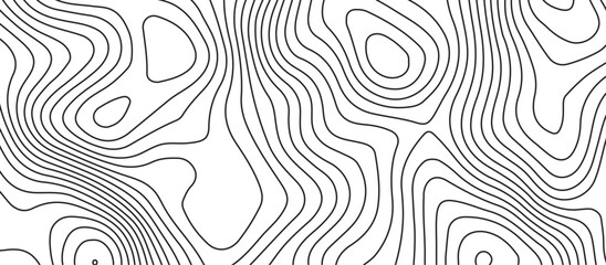 Abstract background of the topographic contours map with geographic line map .white wave paper curved reliefs abstract background .vector illustration of topographic line contour map design .