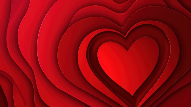 Red heart background