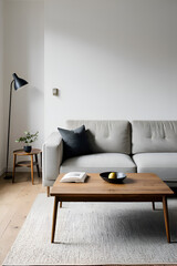 modern living room with sofa