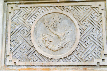 Bas-reliefs in the temple complex.
Tong Lam Lo son Pagoda. Vietnam, a suburb of Nha Trang. The country's largest statue of Buddha Amitabha.