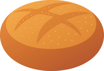 Vector Freshly baked bread Illustration