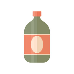 Bottle icon. Abstract cosmetics, medicine or drink container icon. Vector illustration