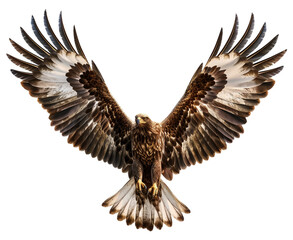 Obraz premium eagle in flight on transparent background